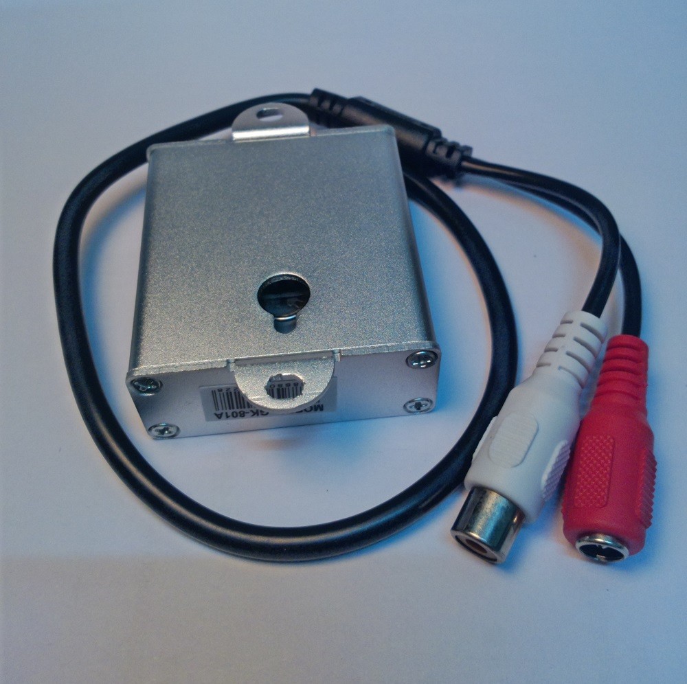 Free shipping Wide Range Mic Audio Microphone CCTV Audio Mic Clear Sound Pick up Device for Camera Microphone Camera DVR System