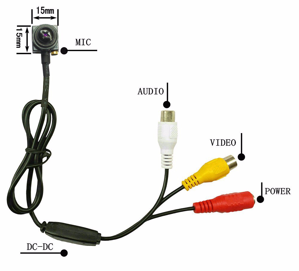 Bargain upset CCTV Surveillance Cameras MiNi CCTV Camera Screw Security Camera CMOS 600TVL MiNi CAMERA Free Shipping