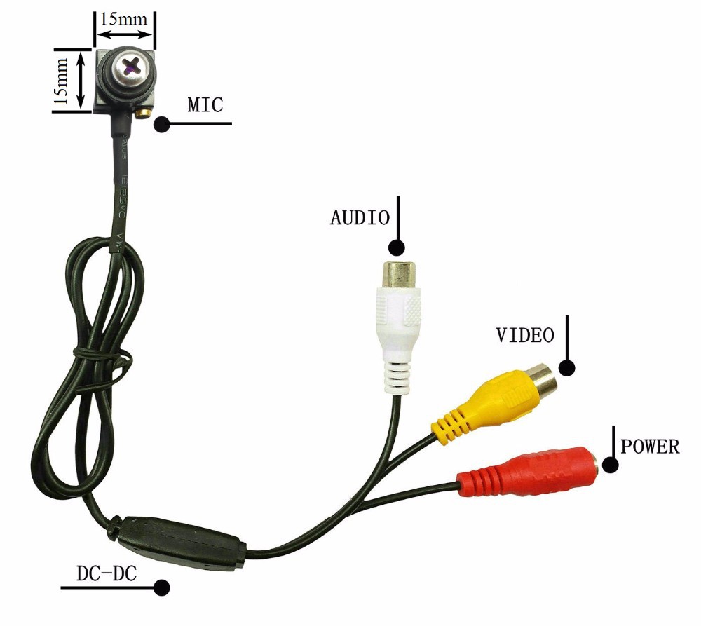 Bargain upset CCTV Surveillance Cameras MiNi CCTV Camera Screw Security Camera CMOS 600TVL MiNi CAMERA Free Shipping
