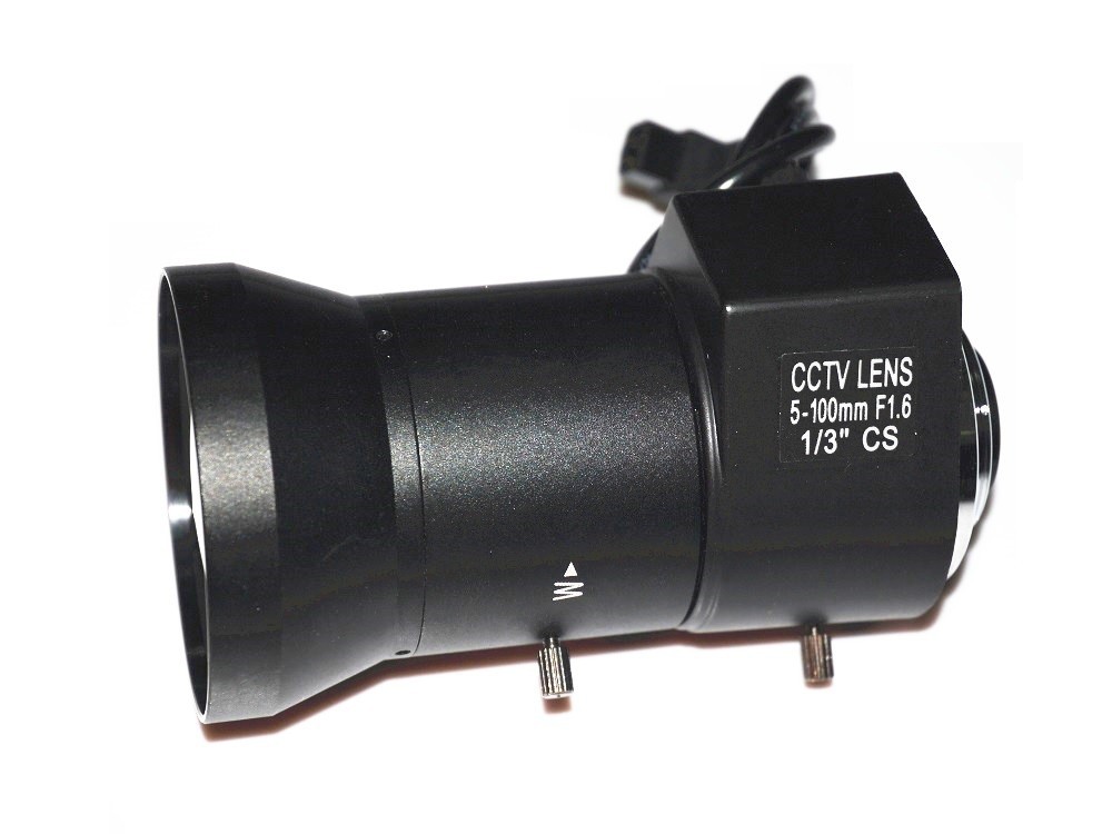 AN05100A 3 55 Degree F1.6 Auto IRIS 1 3 CCTV Lens IR Megapixel HD Zoom LENS CS Mount Type For CCTV Camera Free Shipping