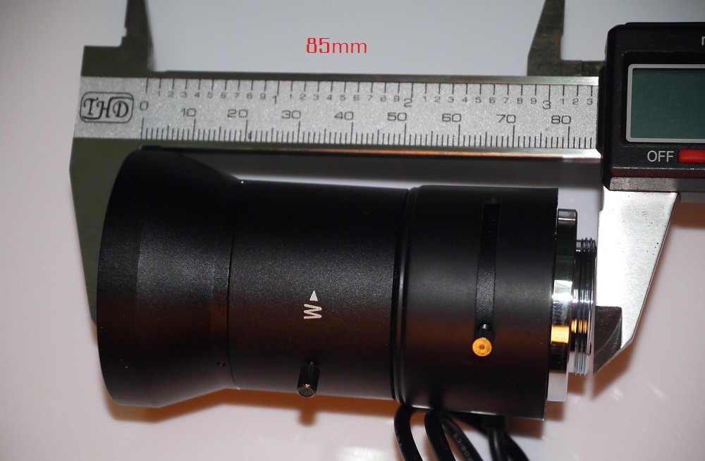 AN05100A 3 55 Degree F1.6 Auto IRIS 1 3 CCTV Lens IR Megapixel HD Zoom LENS CS Mount Type For CCTV Camera Free Shipping