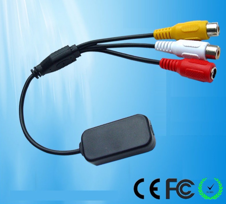 CS 20 Black box sound monitor Using left and right channel output Micro chip design High fidelity. For CCTV Microphone