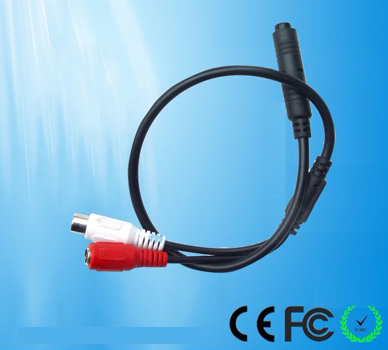 CS 06A Cylindrical design sound monitor For CCTV Microphone