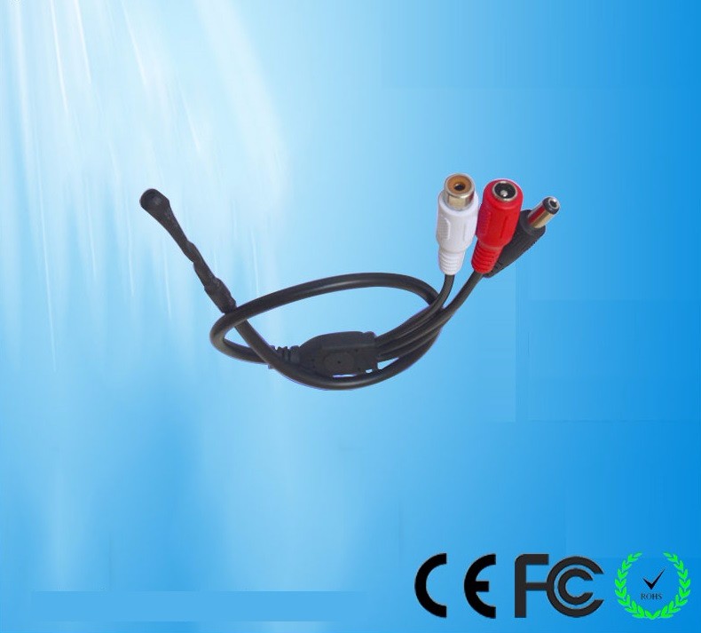 CS 06X Subtle design sound monitor For CCTV Microphone