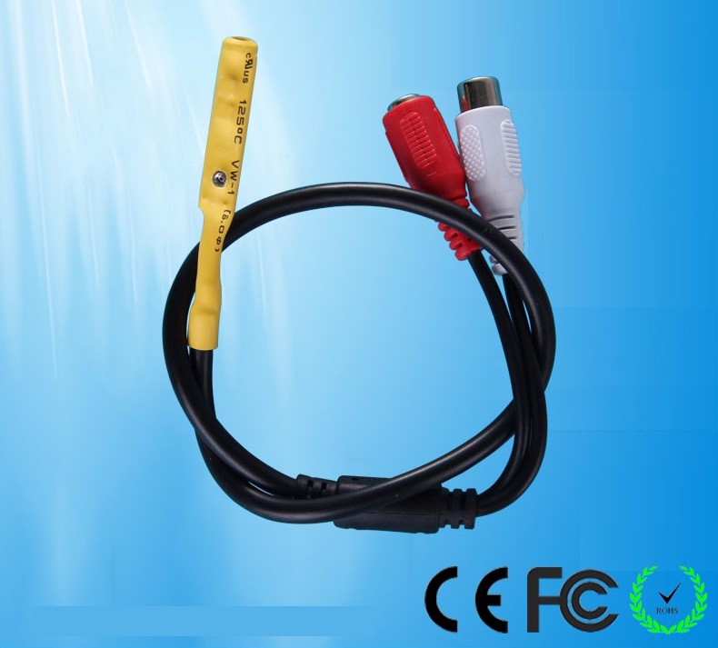 CS 05CX Mini adjustable sound monitor For CCTV Microphone