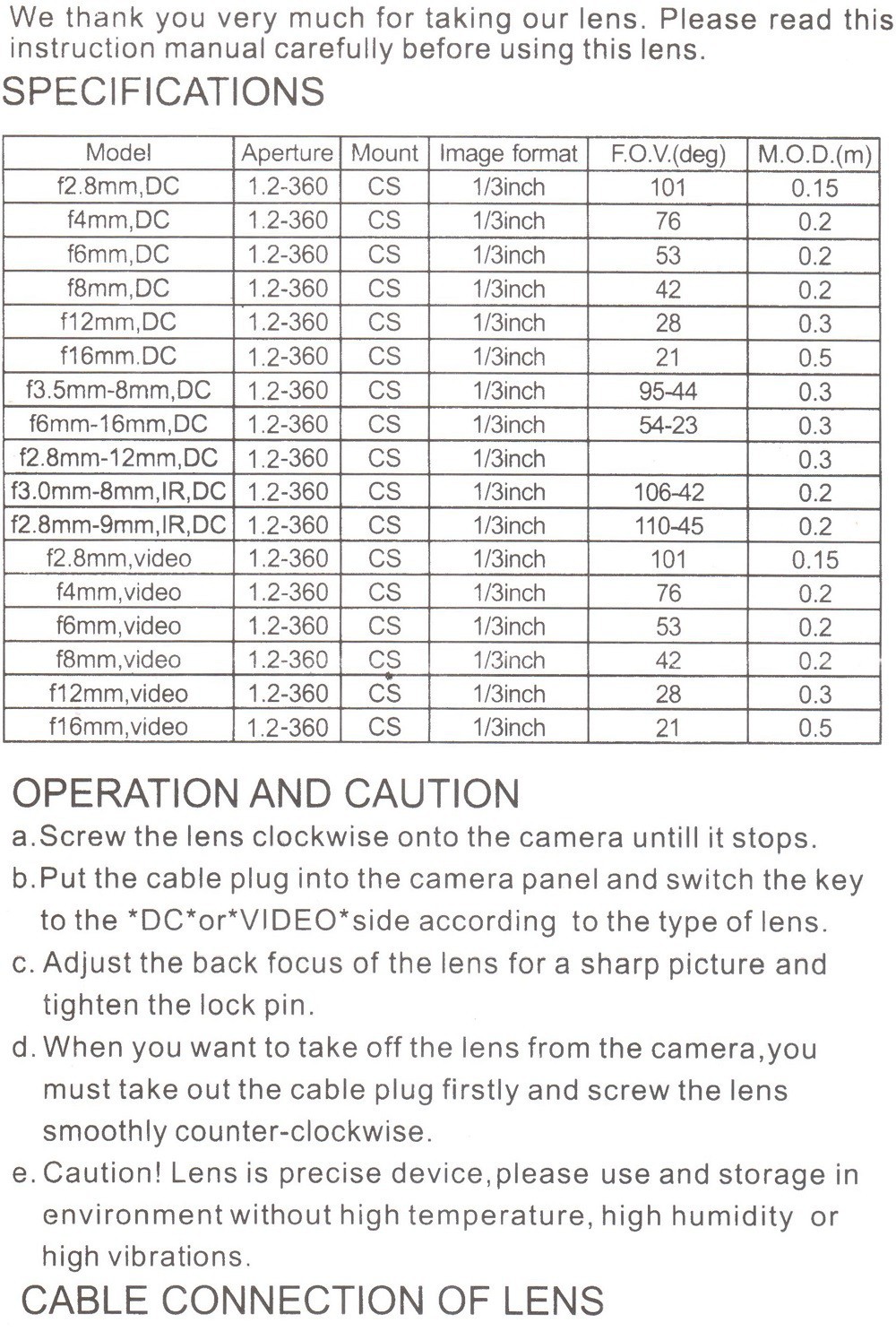 AN0550A 3MP 8 55 Degree Auto IRIS 1 2.7 CCTV Lens IR 3.0 Megapixel HD Zoom LENS CS Mount Type For CCTV Camera Free Shipping
