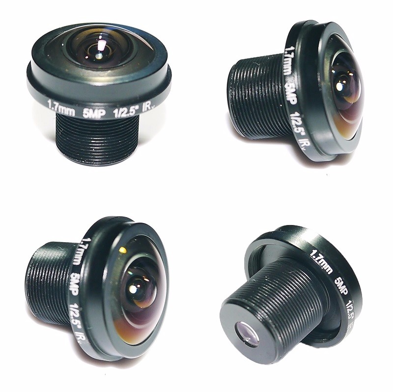 ATM17500M 185 Degree F2.0 FIXED IRIS 1 2.5 CCTV Lens IR 5.0 Megapixel FIXED LENS M12 x 0.5 Mount Type For CCTV Camera