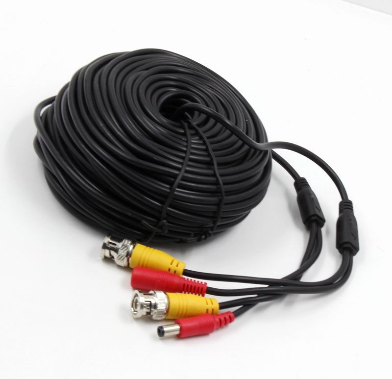 30M Pure copper CCTV Cable BNC Video Power Cable plug and Play Cable for CCTV Camera System freeshipping