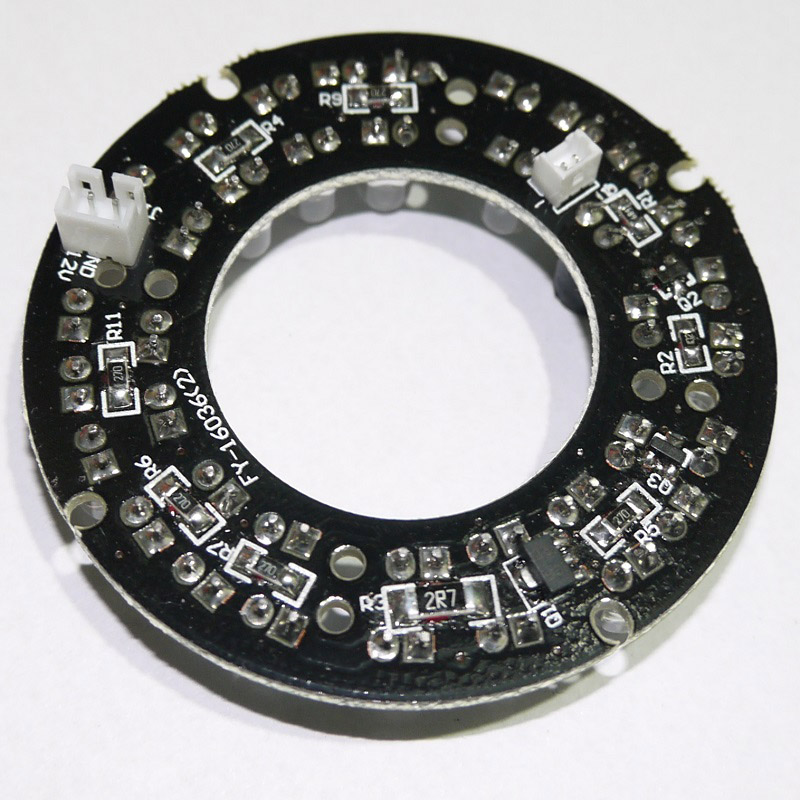 CCTV Accessories infrared light 36 Grain 850nm IR LED board for Surveillance cameras night vision diameter 60mm