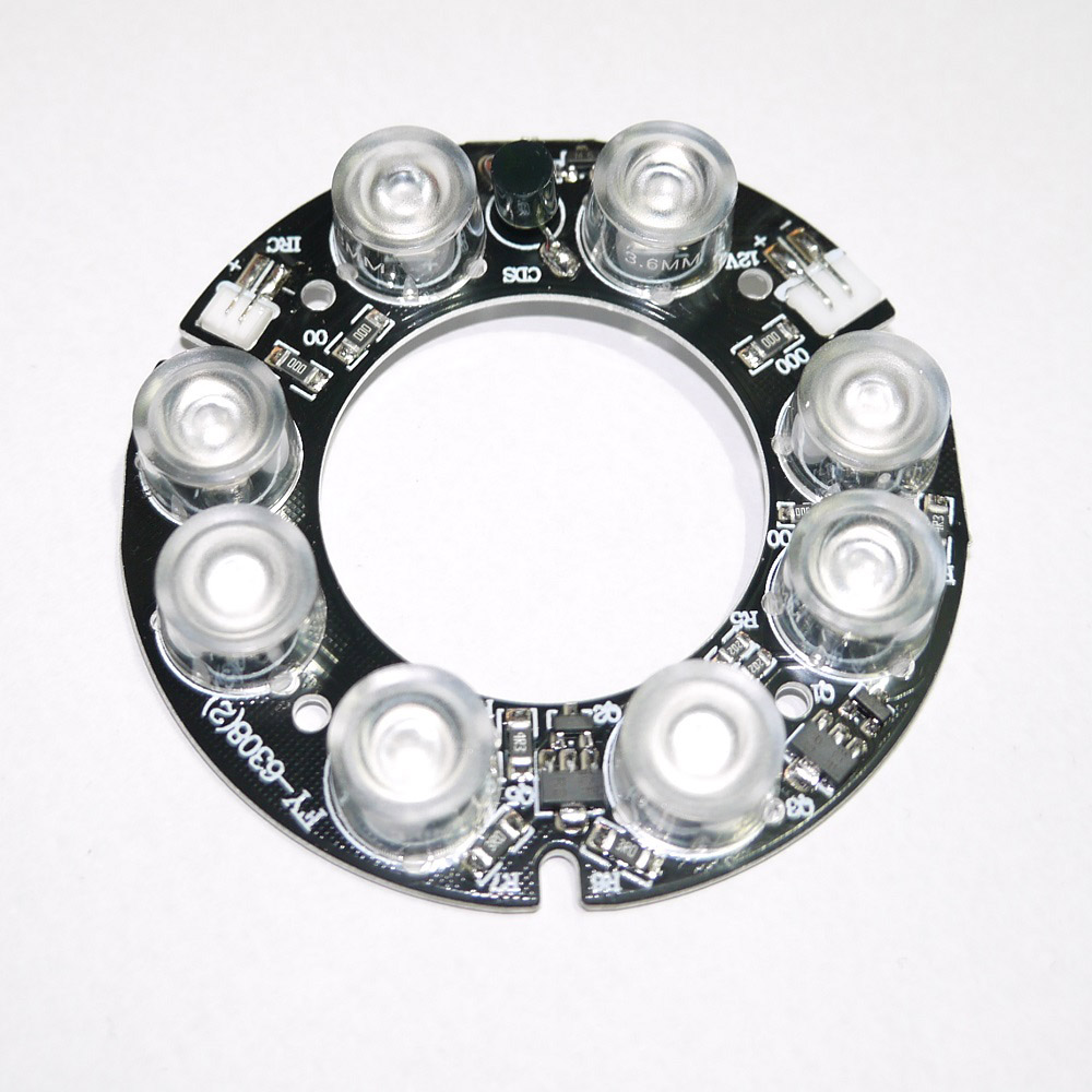 CCTV Accessories infrared light 8 Grain IR LED board for Surveillance cameras night vision diameter 63mm