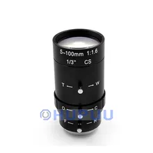 LF5100-CS-2MP-F1.6 1/3" 5-100mm 2MP CS mount F1.6 CCTV Manual Zoom camera lens