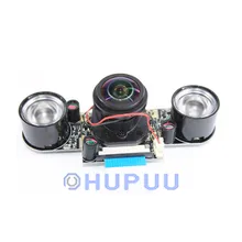 5MP OV5647 CSI Camera Module 175 Degree Lens Auto switch IR-CUT filters Night Vision IR LED for raspi raspberry pi 4B 3B 2B B+