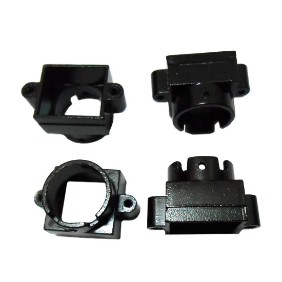 D14 Lens Holder/housing Metal 22mm hole distance (Black, 22mm, height 15.2mm)