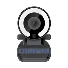 1080p HD Webcam touch adjust light USB2.0 UVC Auto Focus camera