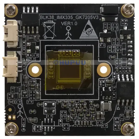 GE335 1/2.8" SONY IMX335 5MP H.265 H.264 IP Starlight CCTV Camera Module board HTML5 single board