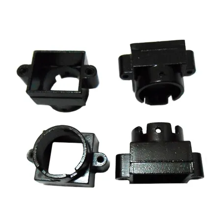 D14 Lens Holder/housing Metal 22mm hole distance (Black, 22mm, height 15.2mm)