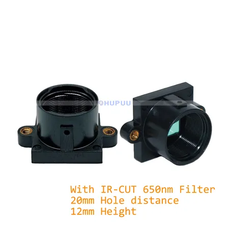 M12 12mm height Lens Holder/housing 20mm hole distance with IR-CUT 650nm filter