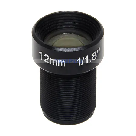 LF12-M12N18-8MP 1/1.8" 12mm Focal length 8MP F2.0 M12 CCTV None Distortion lens