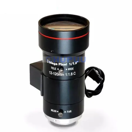 LF12120-C-3MP-F1.8-D 12-120mm 3MP 1/1.8" C Mount F1.8 Manual Zoom Auto Iris CCTV Camera Lens