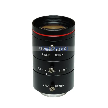 LF1236-C-3MP 1/1.8" 3MP 12-36mm F2.0 C Mount Manual Zoom Lens