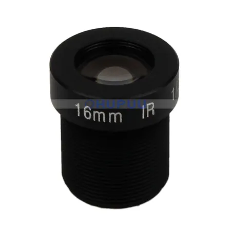 16mm 1/2" 5MP Mount M12 Aperture F2.0 CCTV Fixed Lens For CCTV Camera