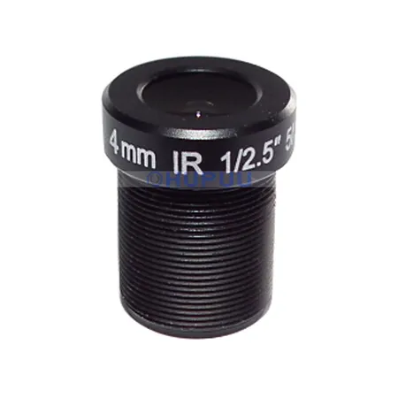 LF4-M12-5MP-F2-IR 4mm 5MP 1/2.5" M12 Mount F2.0 CCTV Camera Board Lens