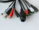 CBF-D29 Ethernet DC power Audio in out Alarm in out RS485 Reset Analog/cvbs tail cable for ip camera -D29 module