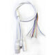 CBW-ODA-POE tail cable for ip poe 48v camera module Audio 1236 + 45 78